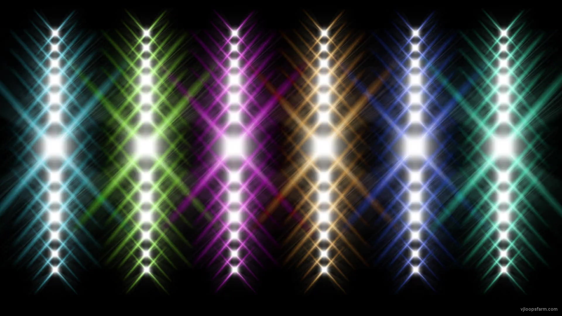 Shine Lights columns PSY Colors pattern blinking Ultra HD VJ Loop