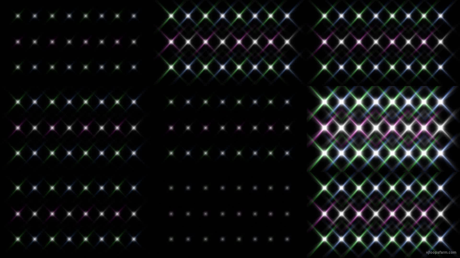Shine different color VAR2 vivid grid isolated pattern VJ Loop