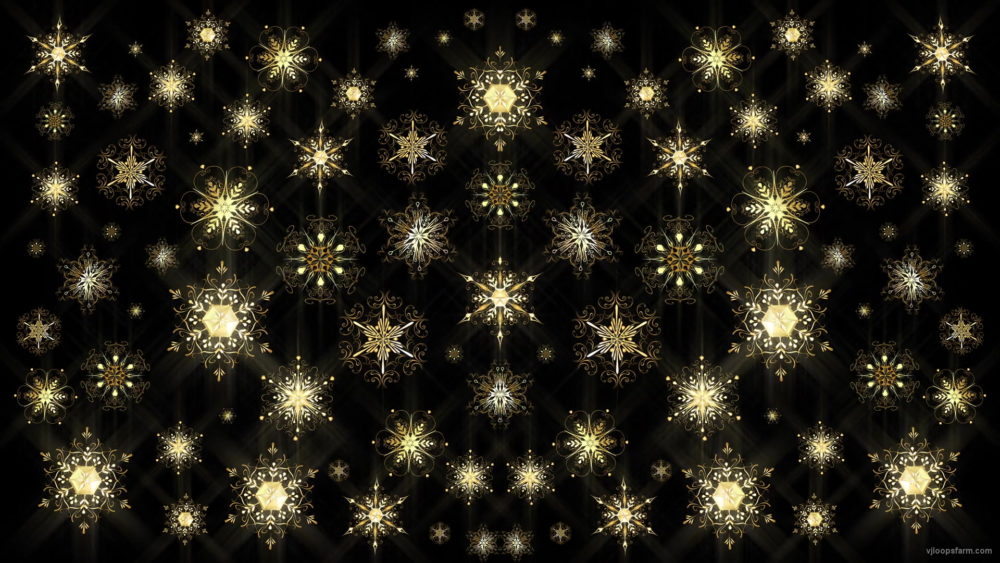 Big-Pattern-Snowflake-gold-stars-Random-wall-with-rays-Ultra-HD-VJ-Loop-zu6fs8-1920_004 VJ Loops Farm