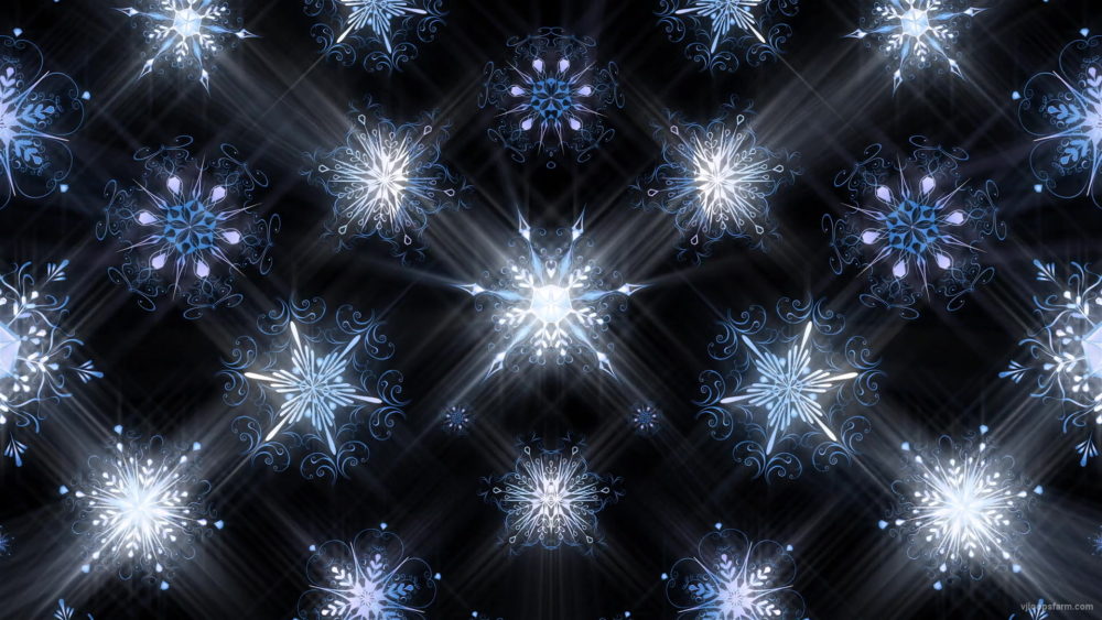 Snowflake-blue-stars-Mirror-pattern-with-rays-Ultra-HD-VJ-Loop-knvjvz-1920_008 VJ Loops Farm