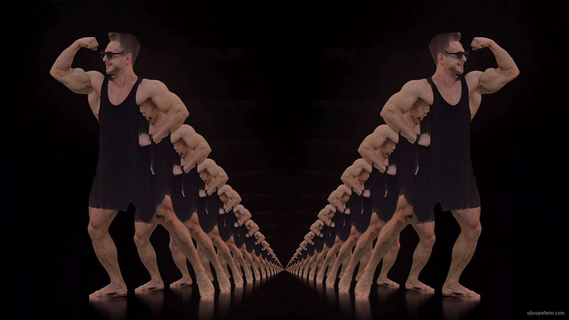 Bodybuilder-Duo-pixel-sorted-in-tunnel-isolated-on-Alpha-Channel-Video-VJ-Footage-or7n8o-1920_007 VJ Loops Farm