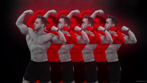 Bodybuilders-in-Red-with-Pixel-Sorting-isolated-on-Alpha-Channel-Video-VJ-Footage-qki7zx-1920_004 VJ Loops Farm