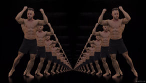 Bodybuilders-in-Tunnel-with-Pixel-Sorting-isolated-on-Alpha-Channel-Video-VJ-Footage-oujvwc-1920_006 VJ Loops Farm