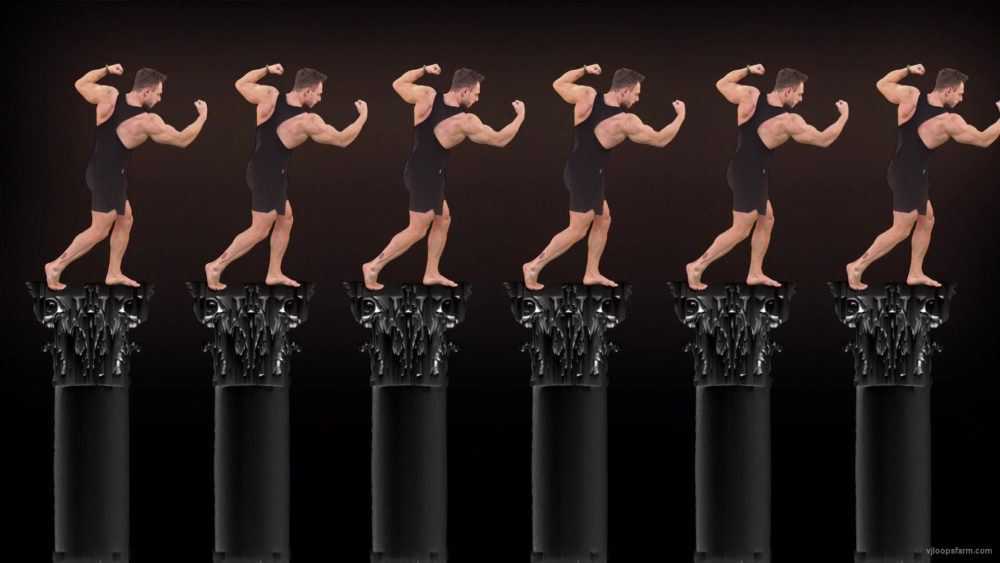 Bodybuilders-with-Pixel-Sorting-on-5-columns-back-pattern-isolated-on-Alpha-Channel-Video-VJ-Footage-dwqitm-1920_008 VJ Loops Farm