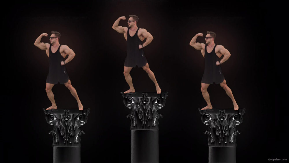 Bodybuilders-with-Pixel-Sorting-on-columns-Blacks-isolated-on-Alpha-Channel-Video-VJ-Footage-4vufda-1920_007 VJ Loops Farm