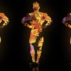 Fire-Man-in-Flowers-Trio-on-Black-Ultra-HD-Video-Art-Video-VJ-Loop-wwq02c-1920_001 VJ Loops Farm