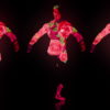 vj video background Fire-Man-in-Rose-Fall-Trio-on-Black-Ultra-HD-Video-Art-Video-VJ-Loop-thltsm-1920_003