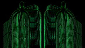 Green-Mirror-Columns-Octopus-isolated-on-black-background-4K-Video-VJ-Loop-dhaqrv_007 VJ Loops Farm