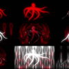 Psychedelic-Red-Octopus-with-lightning-on-strobing-background-Full-HD-VJ-Loop-vau6v4 VJ Loops Farm