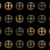 Art-Deco-golden-Earth-Sign-Random-elements-Grid-Pattern-isolated-on-black-background-Ultra-HD-VJ-Loop-zwzkz8-1920_004 VJ Loops Farm