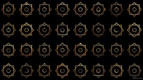 vj video background Art-Deco-golden-Elhizb-Symbol-Random-elements-Grid-Pattern-isolated-on-black-background-Ultra-HD-VJ-Loop-gzcqxl-1920_003