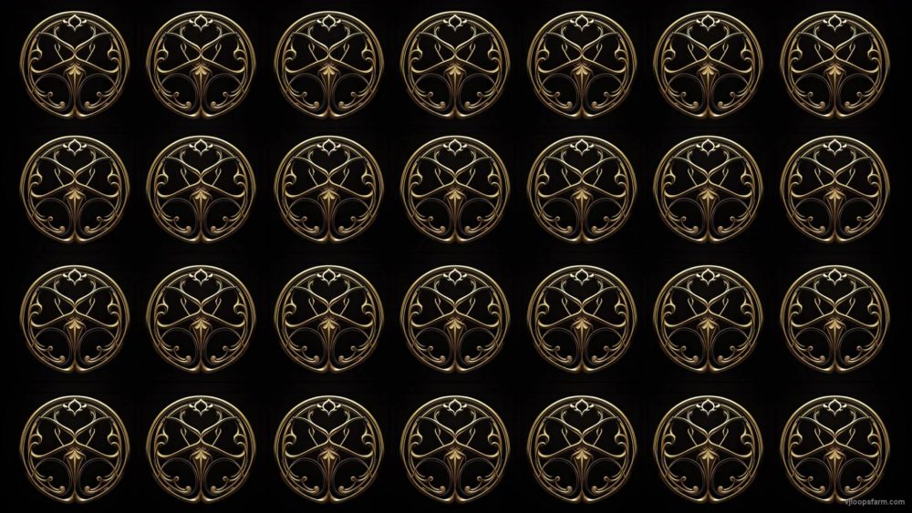 vj video background Art-nouveau-golden-elements-Circle-Star-Pattern-isolated-on-black-background-Ultra-HD-VJ-Loop-2x-RIFE-RIFE4.0-59.94006fps-fcusnk-1920_003