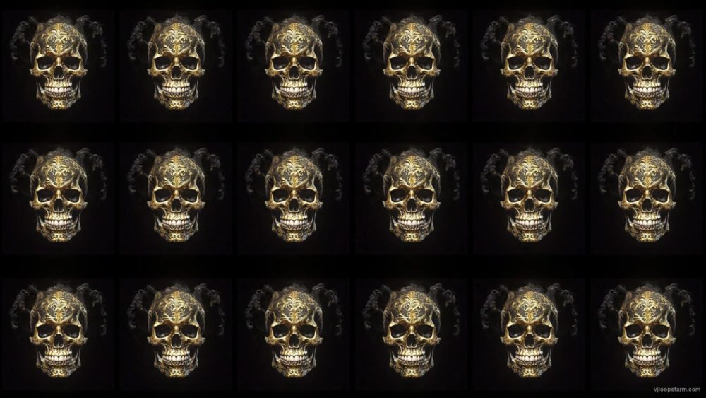 vj video background Baroque-Halloween-Skulls-Pattern-VJ-Loop-Z8-pcp9ai-1920_003