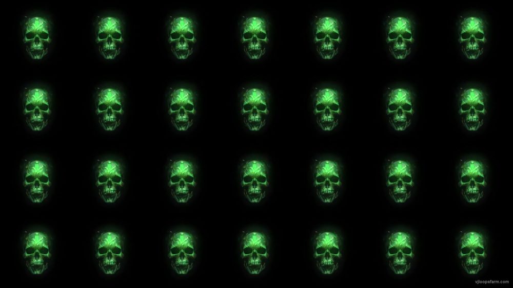 vj video background Green-Pattern-Halloween-Skulls-Pattern-VJ-Loop-Z1-di2s7n-1920_003