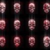 Techno-Robot-Red-Halloween-Skulls-Pattern-VJ-Loop-Z16-autnej-1920_004 VJ Loops Farm