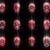 Techno-Robot-Red-Halloween-Skulls-Pattern-VJ-Loop-Z16-autnej-1920_006 VJ Loops Farm