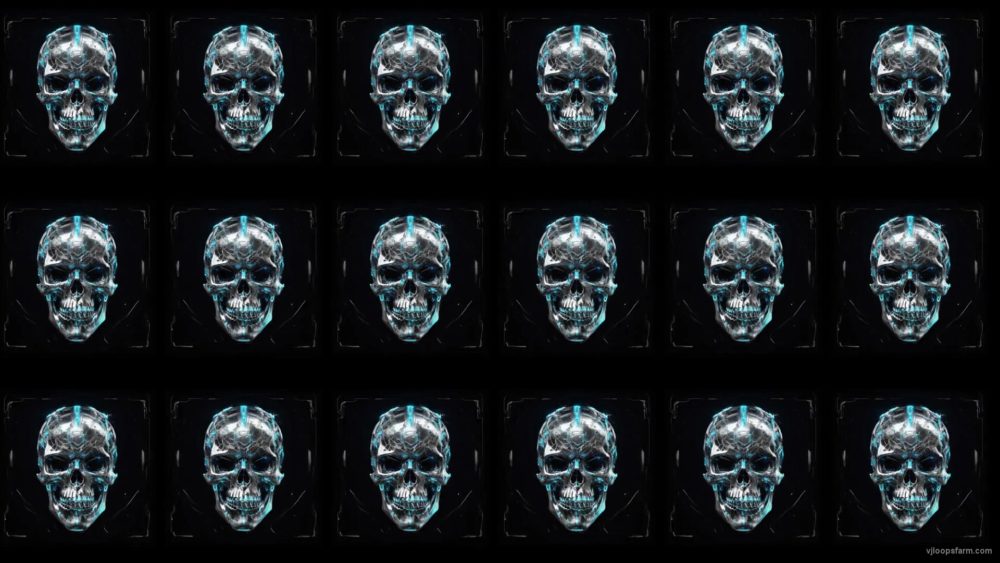 vj video background Trio-Techno-Blue-Skull-Halloween-Pattern-VJ-Loop-Z14-xzx9z1-1920_003